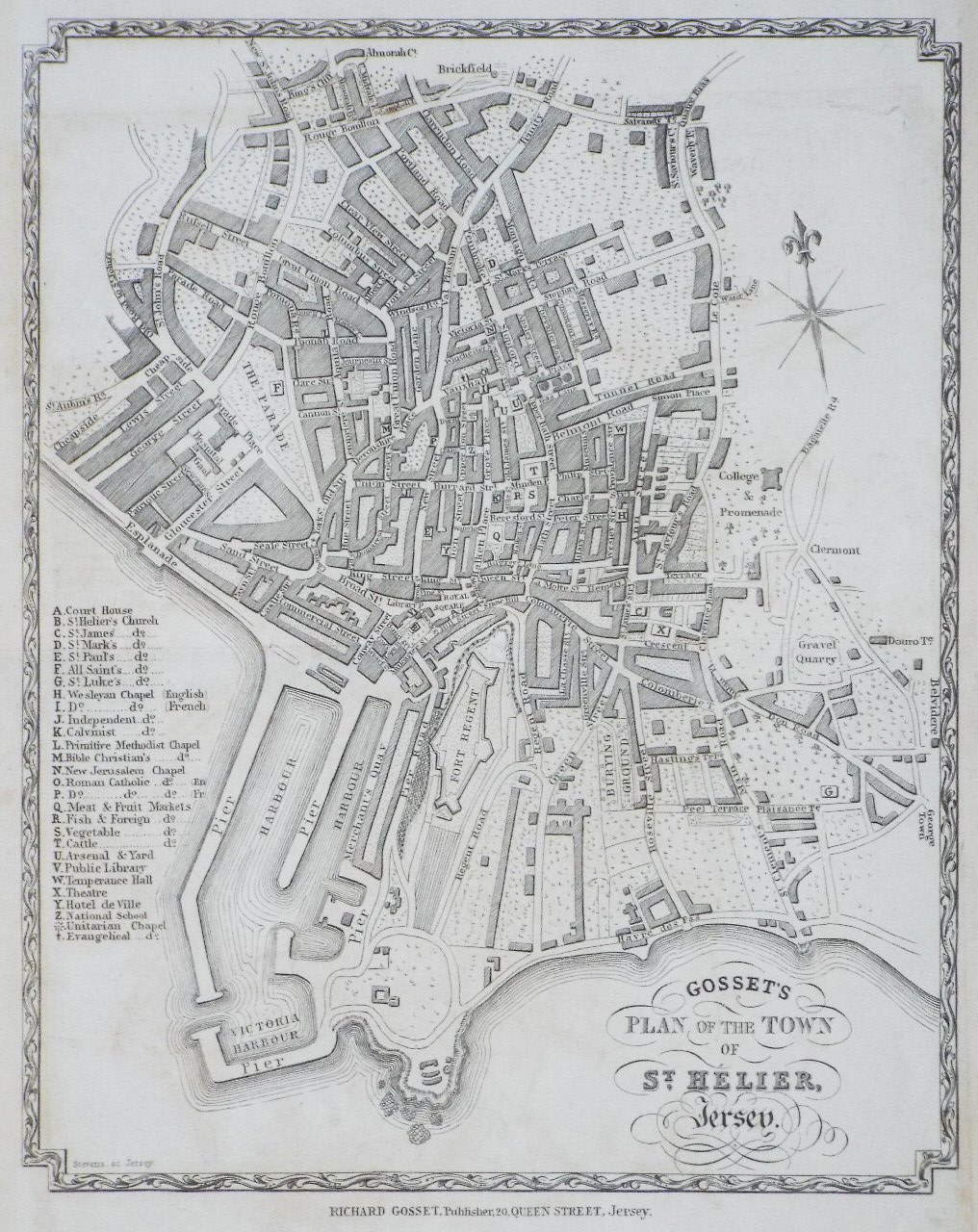 Map of St. Helier - St. Helier